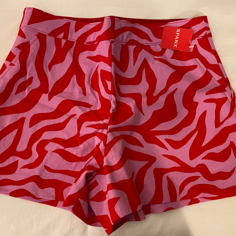 Spanx on the go zebra shorts